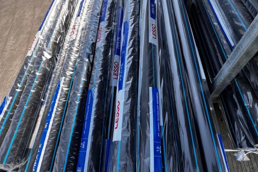 pipa hdpe lesso batang 6meter