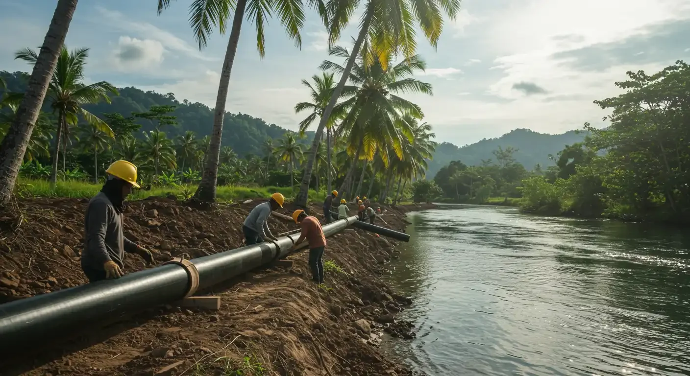pipa hdpe proyek maluku utara