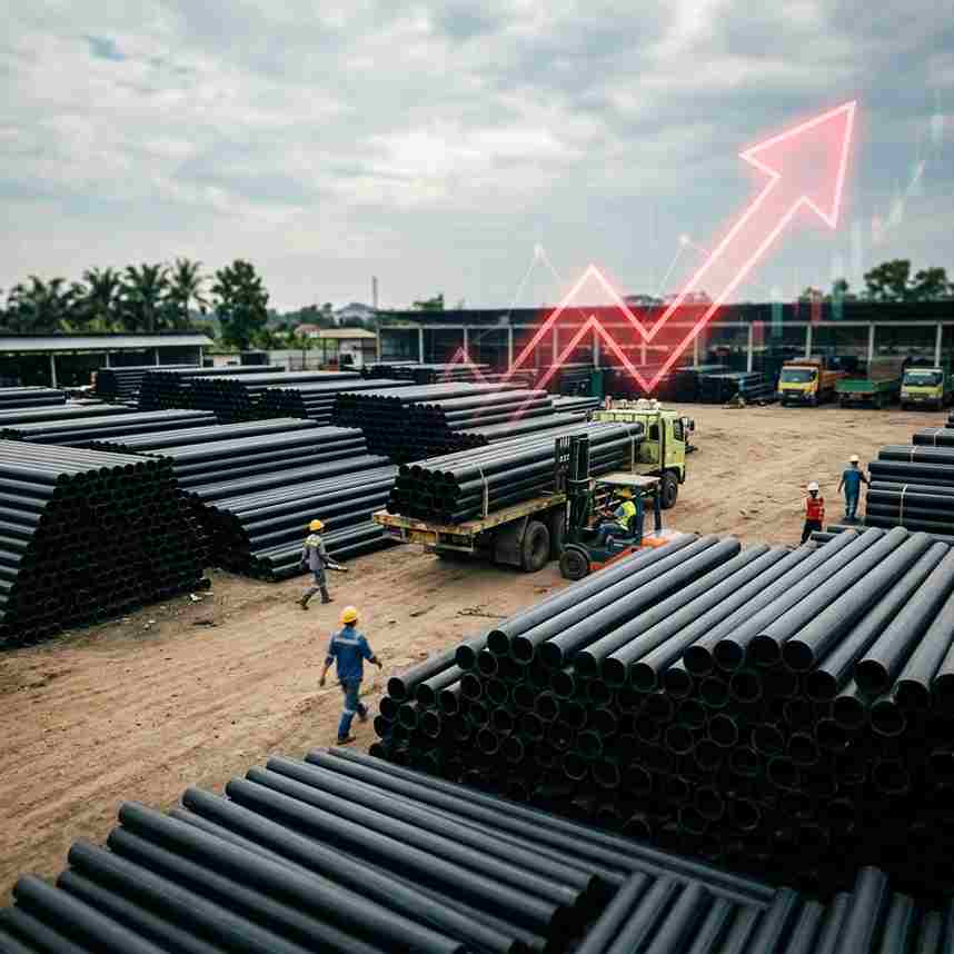 harga pipa hdpe 2026 naik akibat kondisi geopolitik_11zon